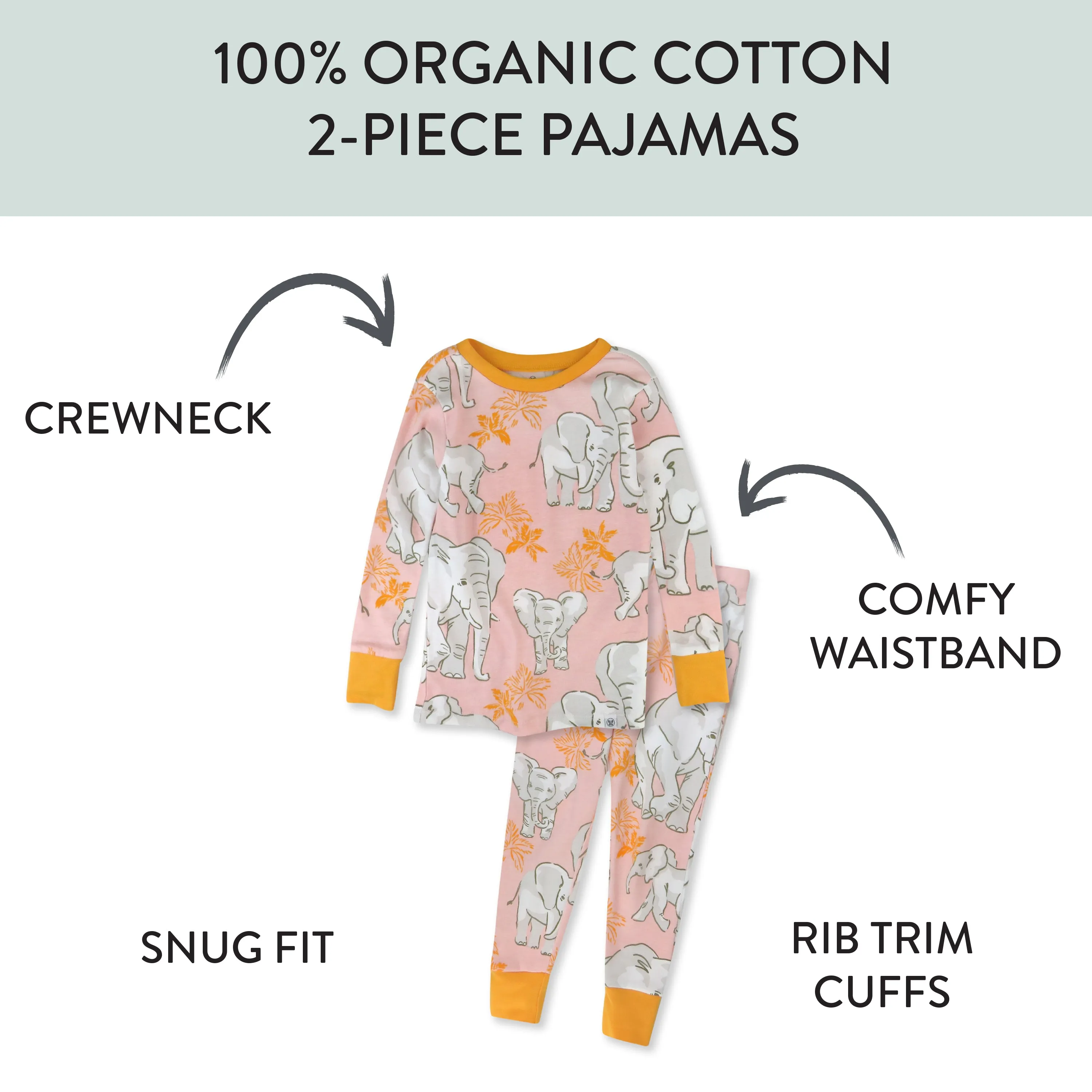 2-Piece Organic Cotton Pajamas