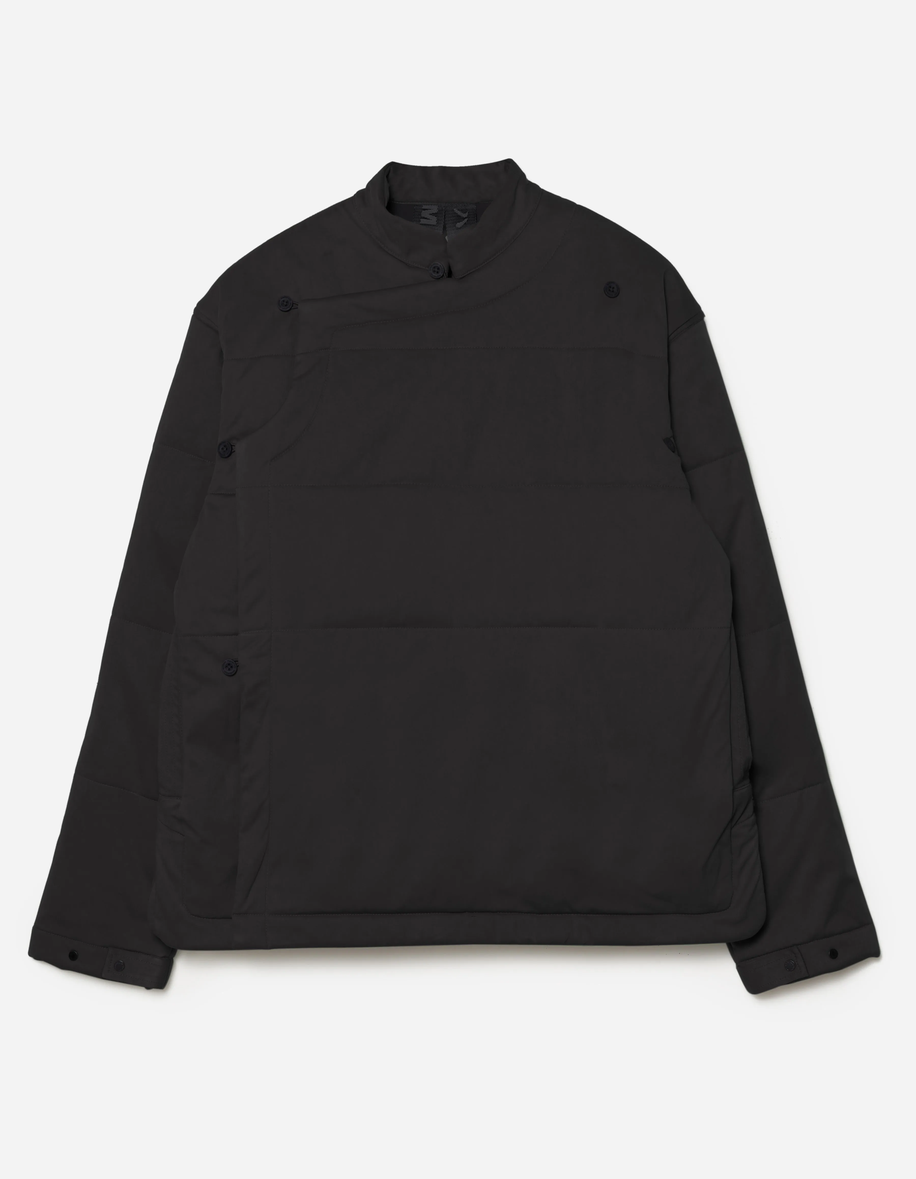 5259 Padded Monk Overshirt Black