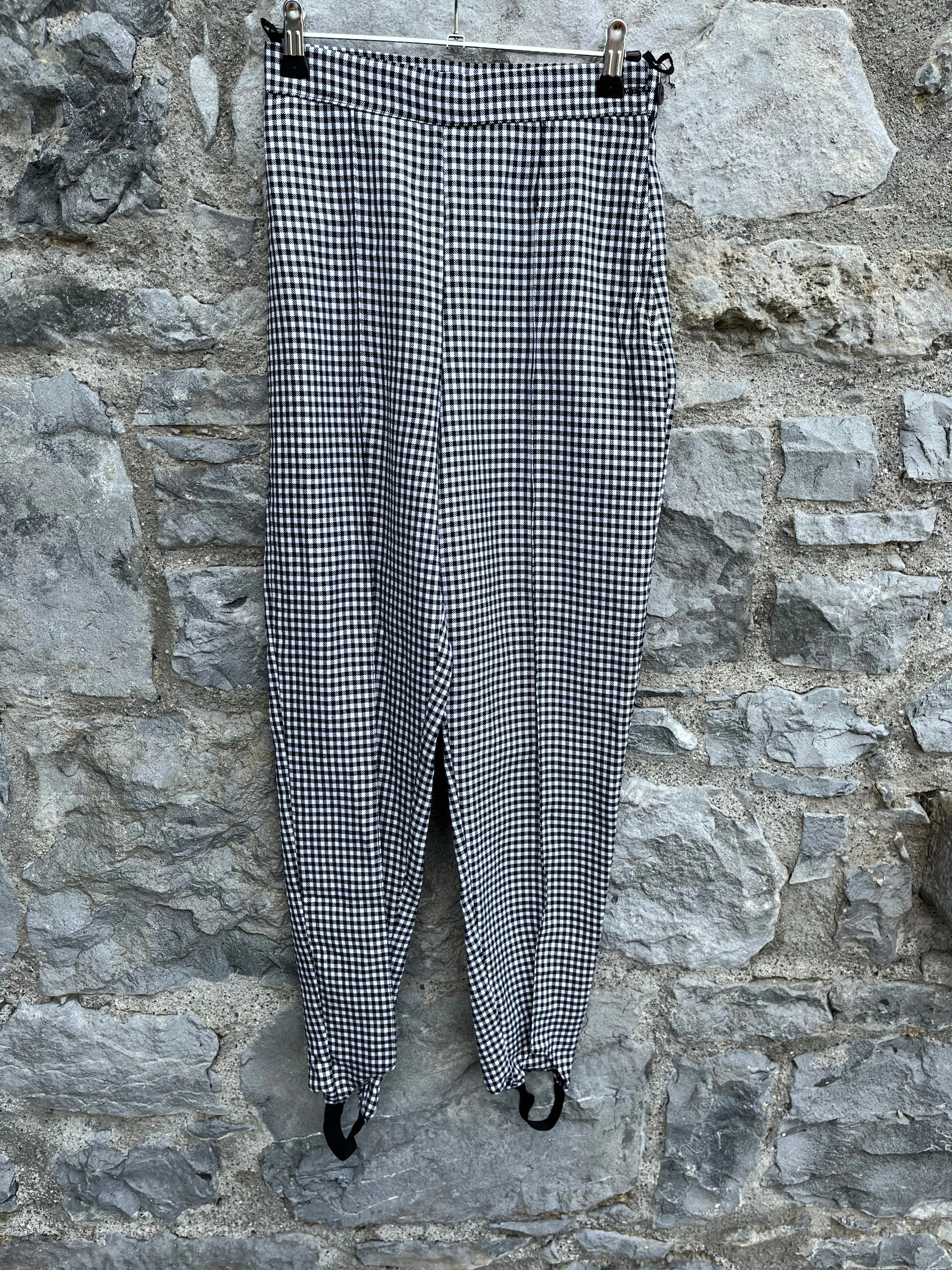 80s gingham pants uk 6