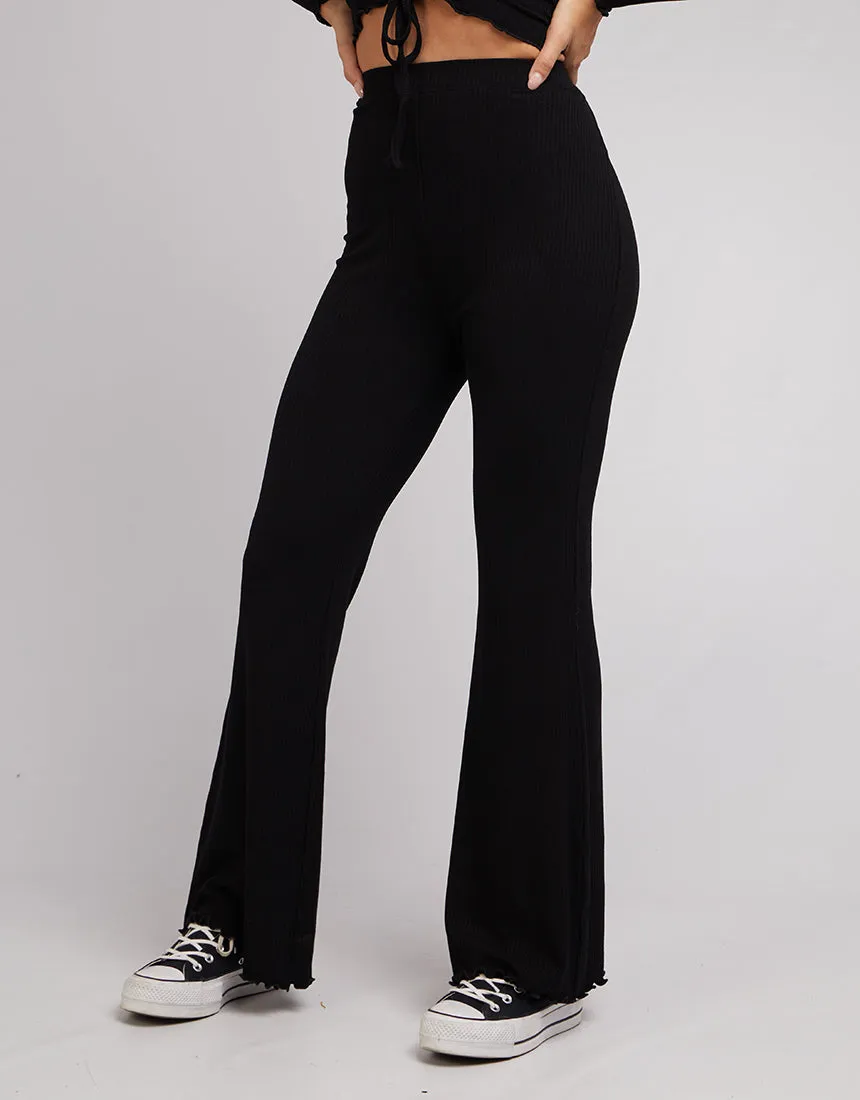 AAE Rib Flare Pants | Black