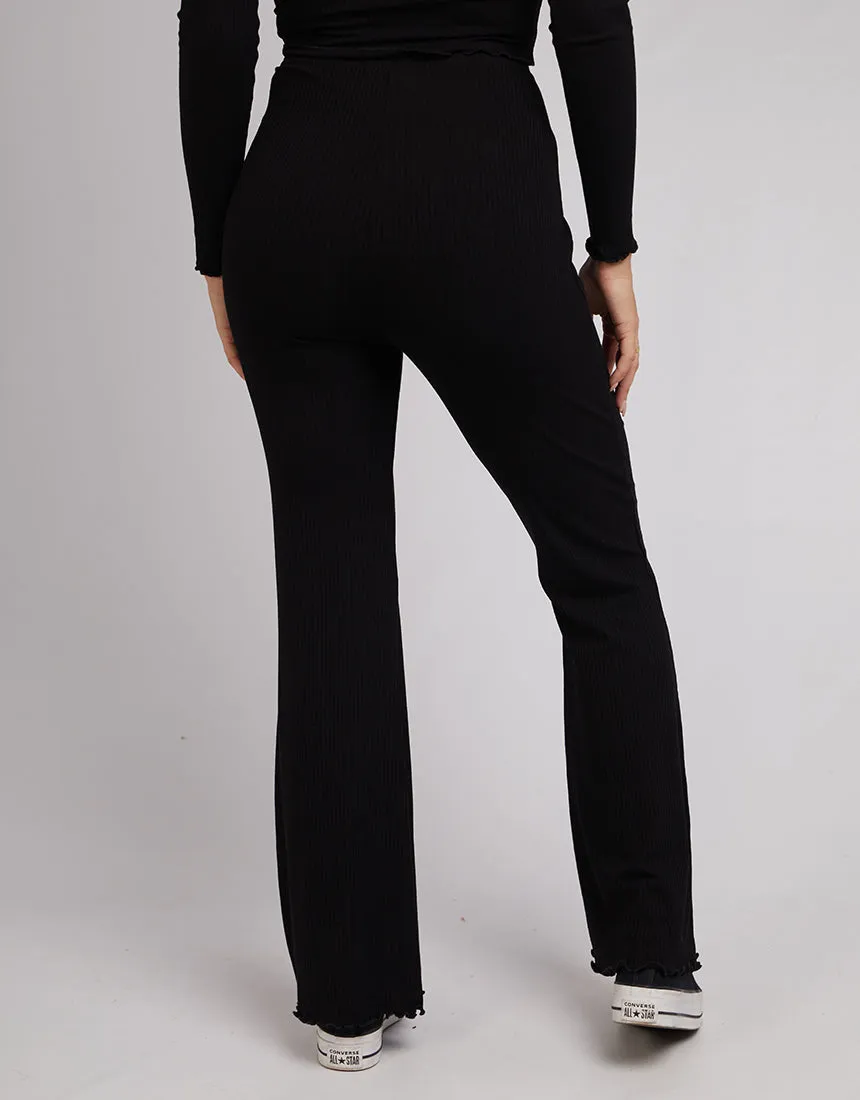 AAE Rib Flare Pants | Black