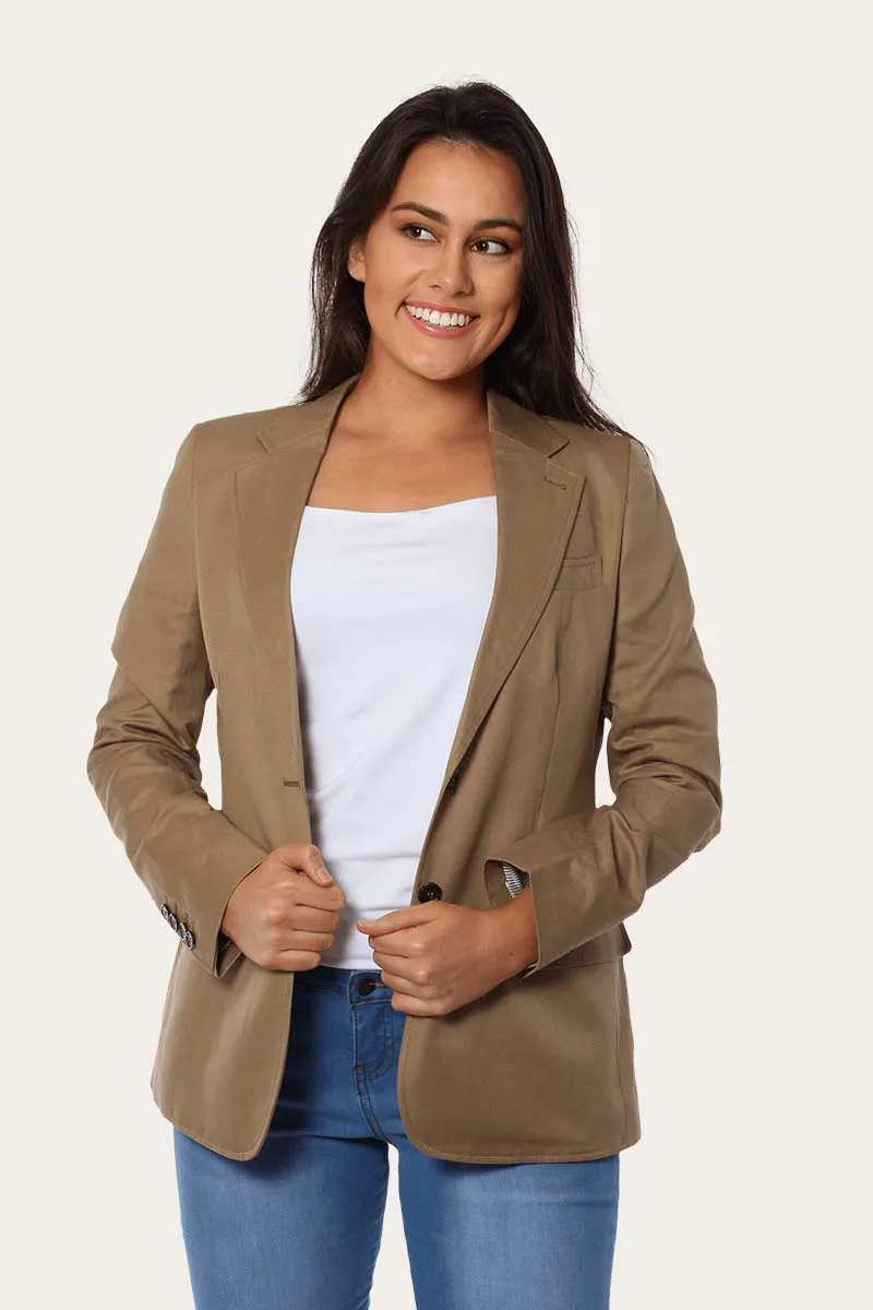 Amelia Womens Blazer - Clay