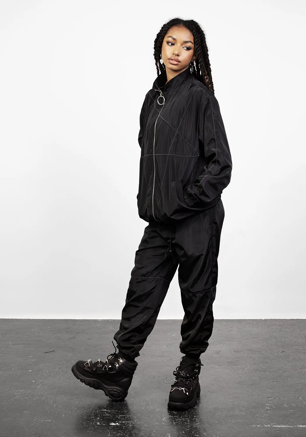 ARCANA REFLECTIVE TRACKSUIT PANTS