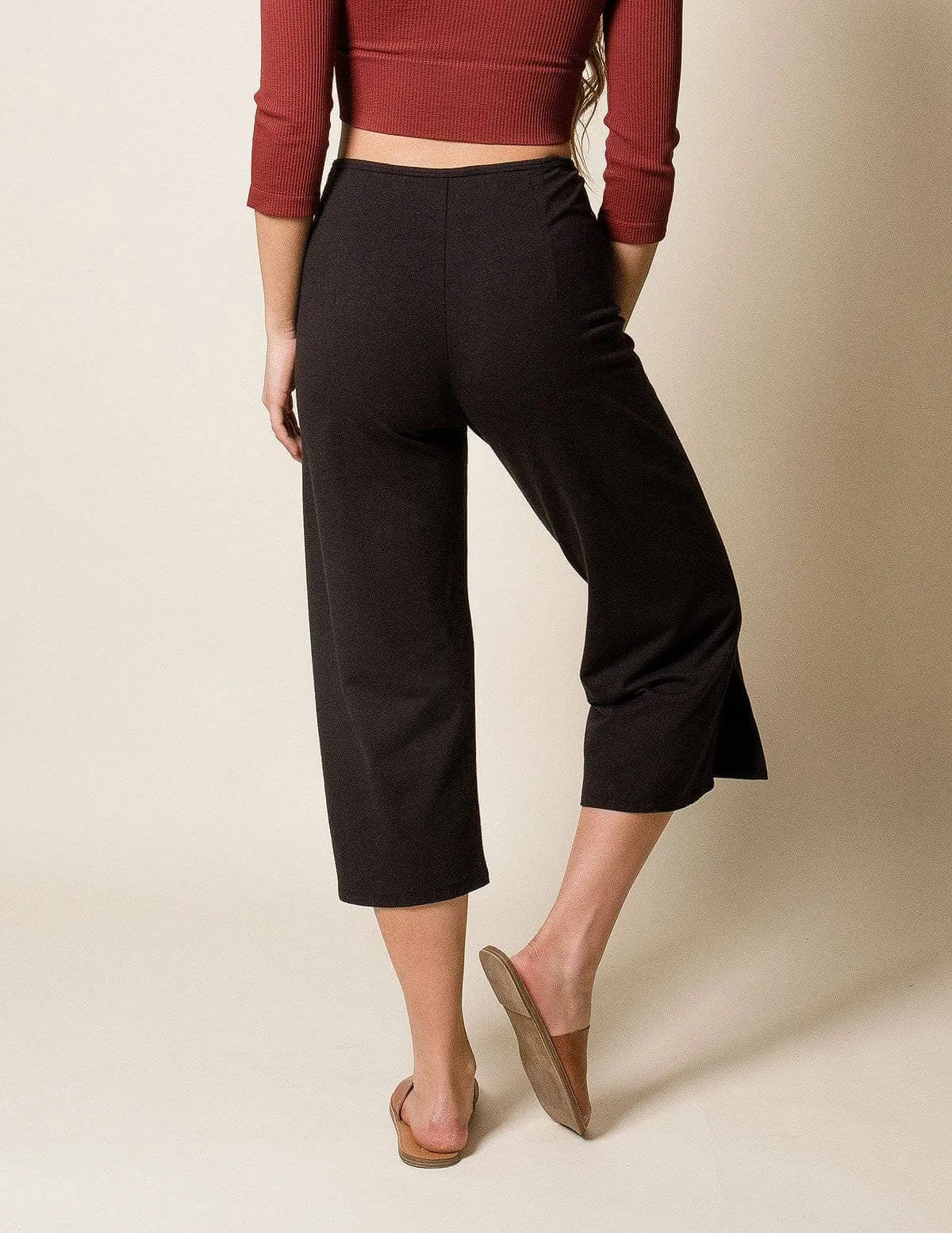 Bamboo Crop Pants -Small Only