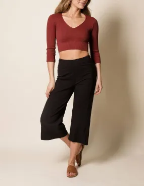 Bamboo Crop Pants -Small Only