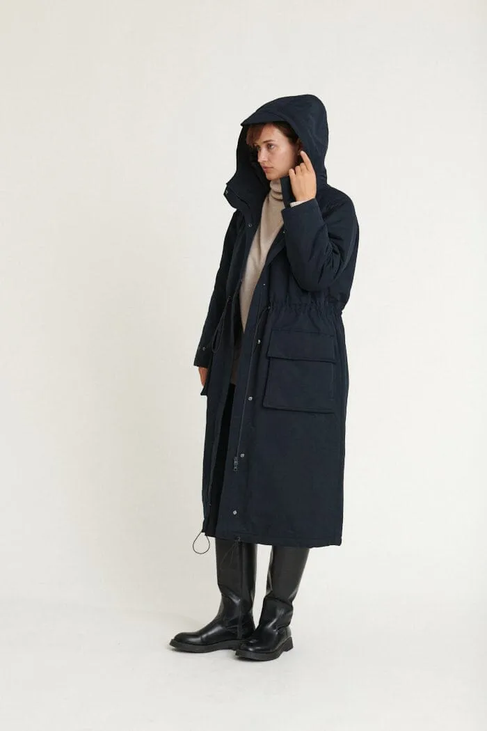 Basic Apparel - Ajlin Parka - 606 Sky Captain