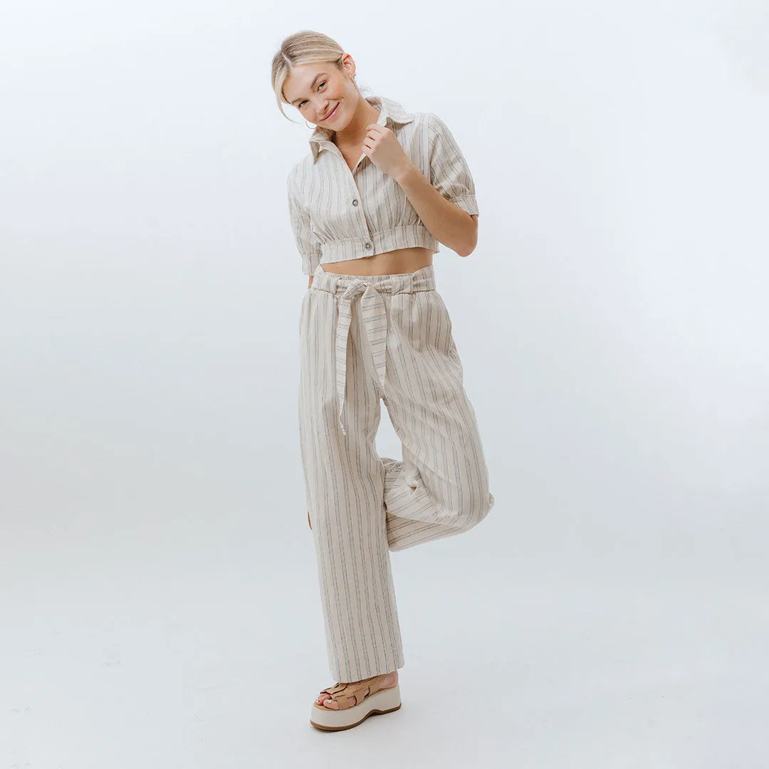 Belted Cabana Pants, High Seas