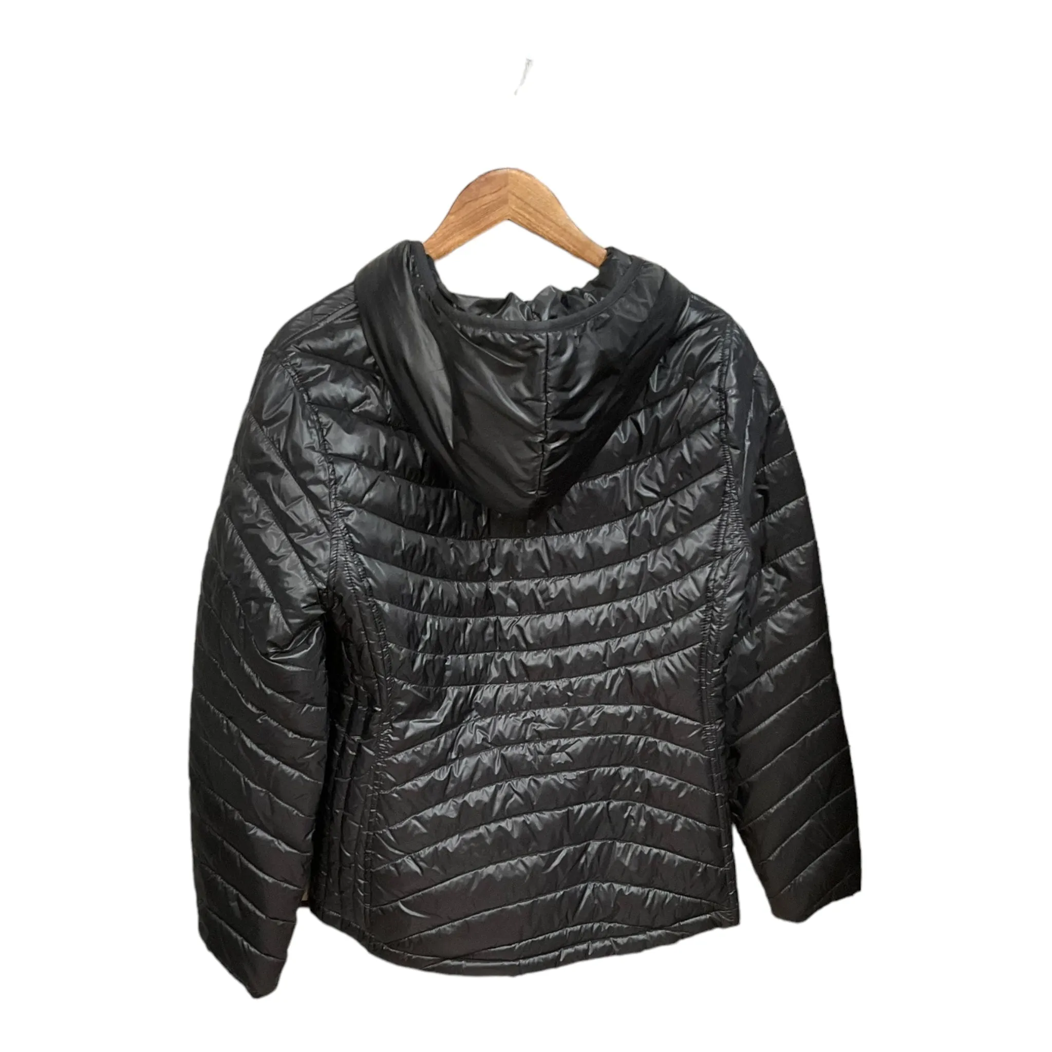 Black Coat Puffer & Quilted Tek Gear, Size L