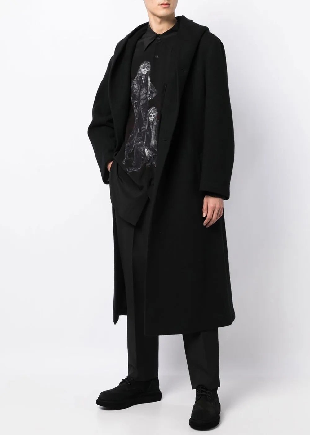 Black 'It's All Over For Us' Coat