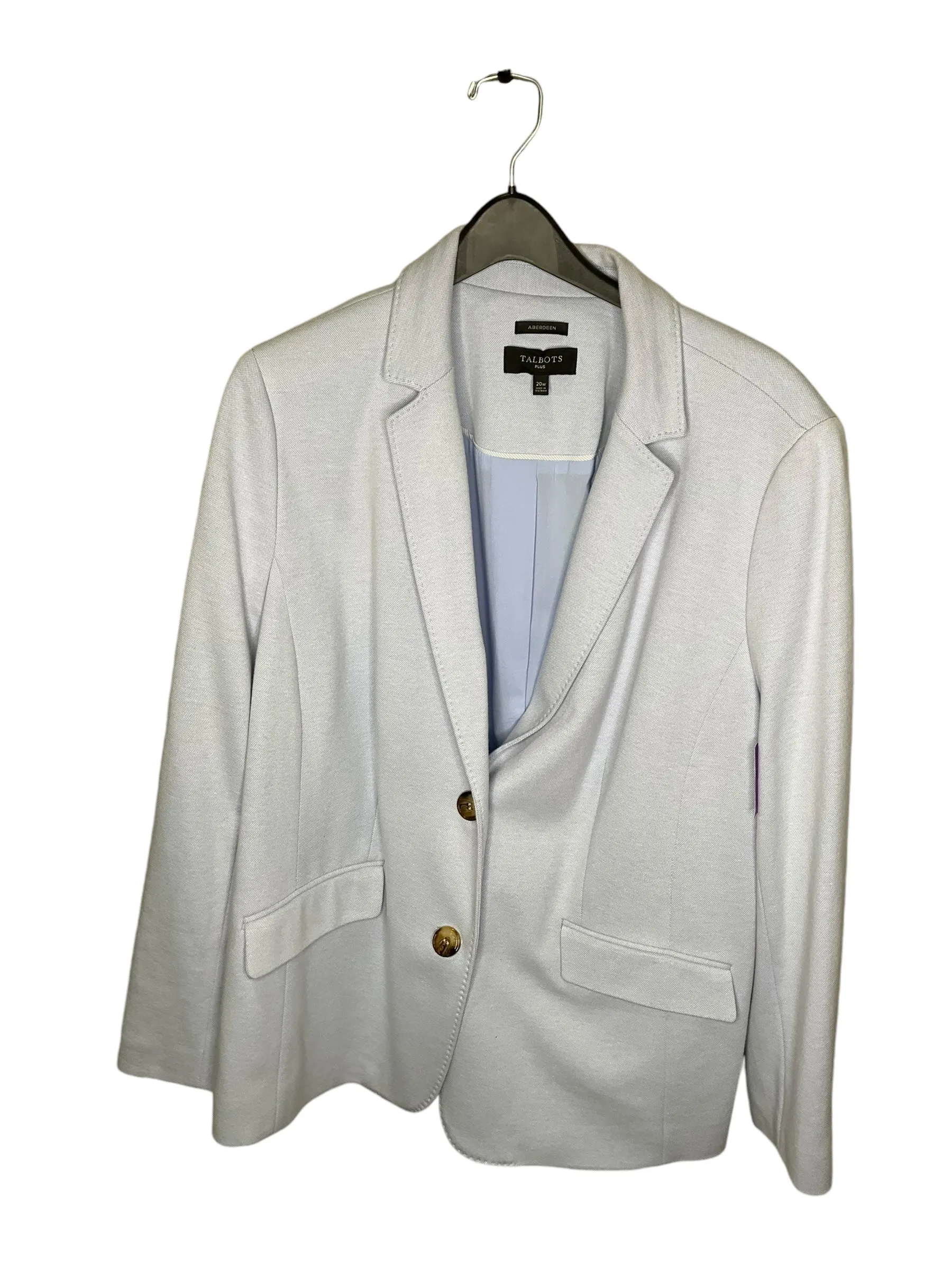 Blazer By Talbots In Blue, Size: 2x