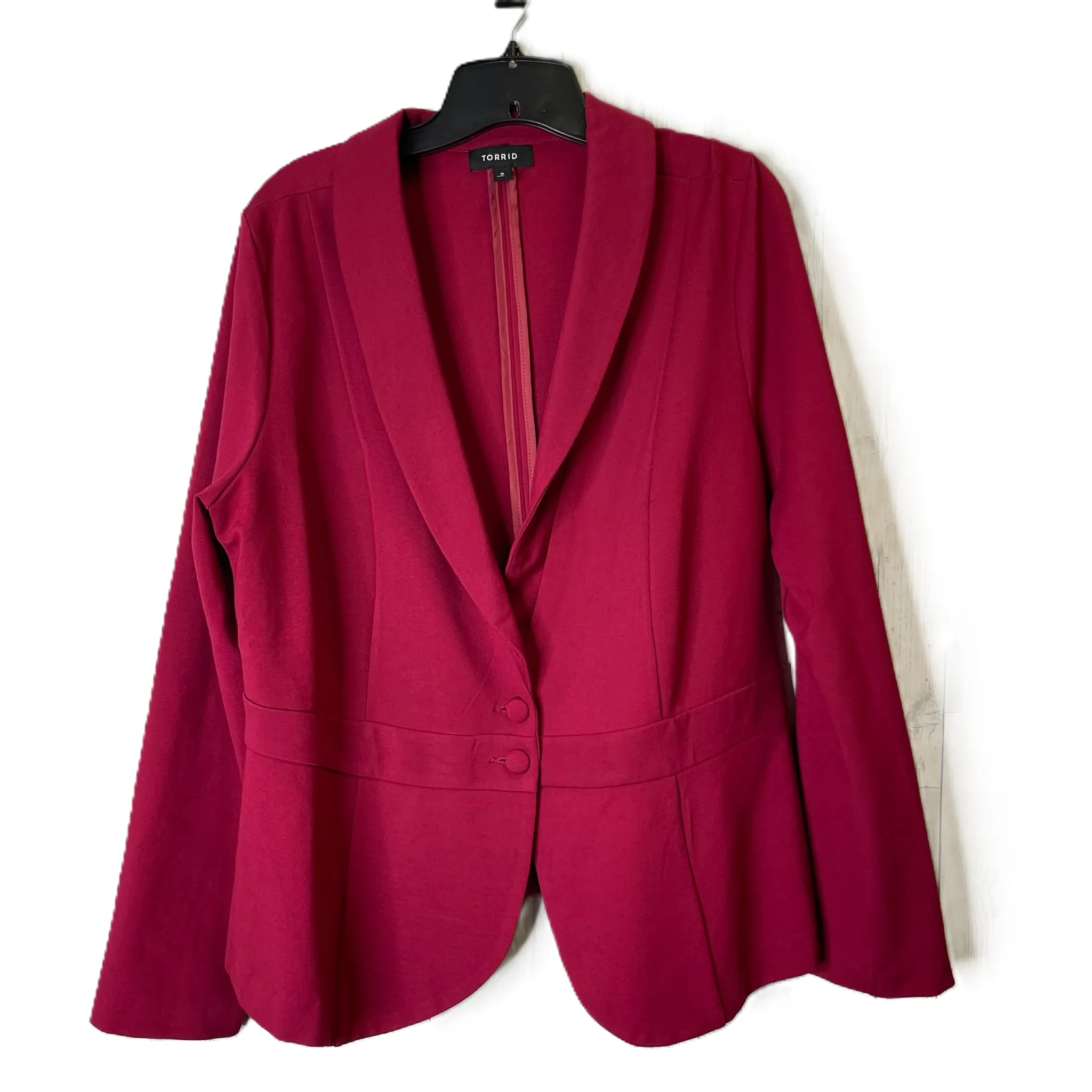 Blazer By Torrid In Red, Size: 18