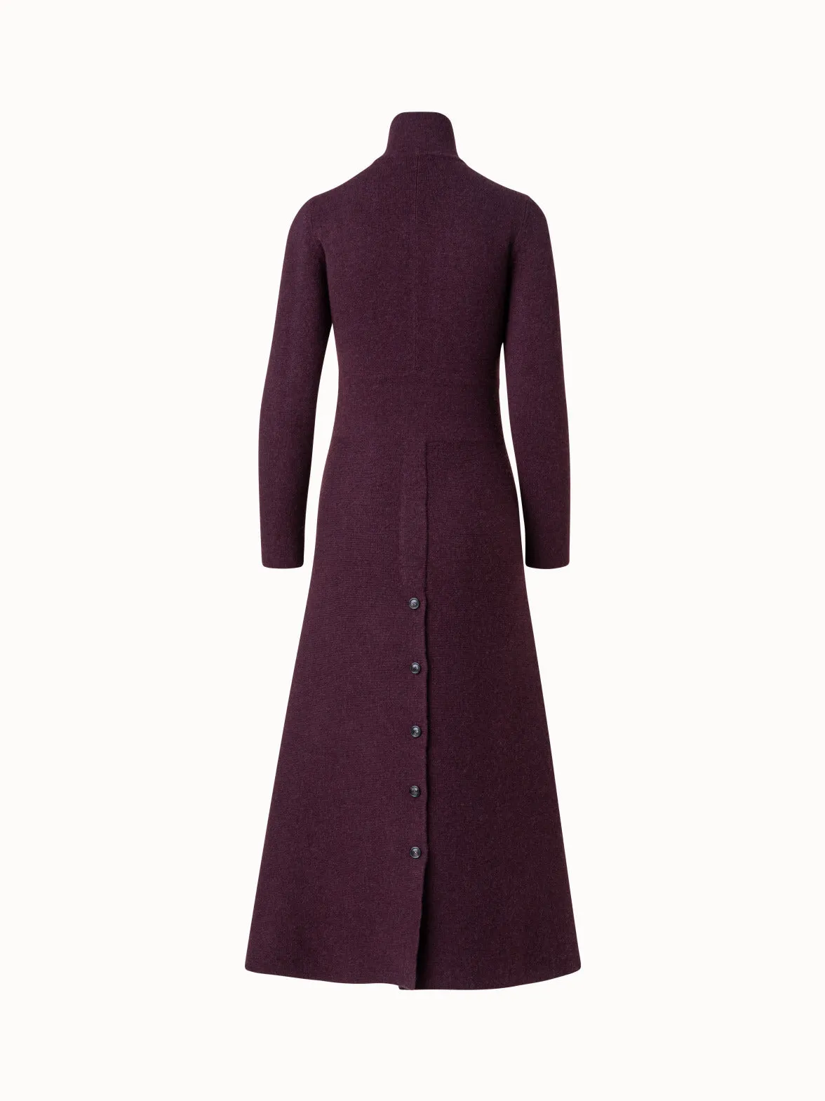 Cashmere Double-Face Knit Maxi Coat