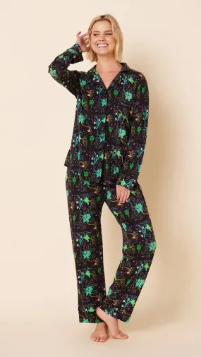 CAT'S PAJAMAS - STAR GAZER KNIT PIMA PAJAMAS