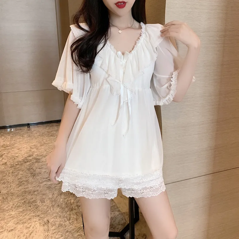 Cute Chiffon Pajamas PL51527