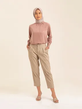 DANYA PANTS PLAIN BEIGE