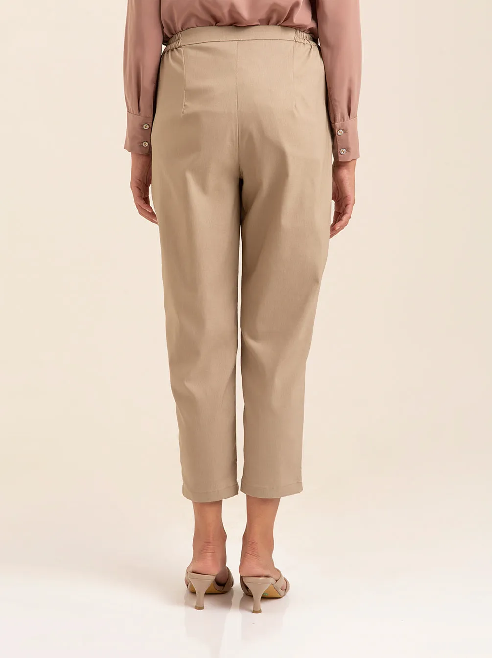 DANYA PANTS PLAIN BEIGE