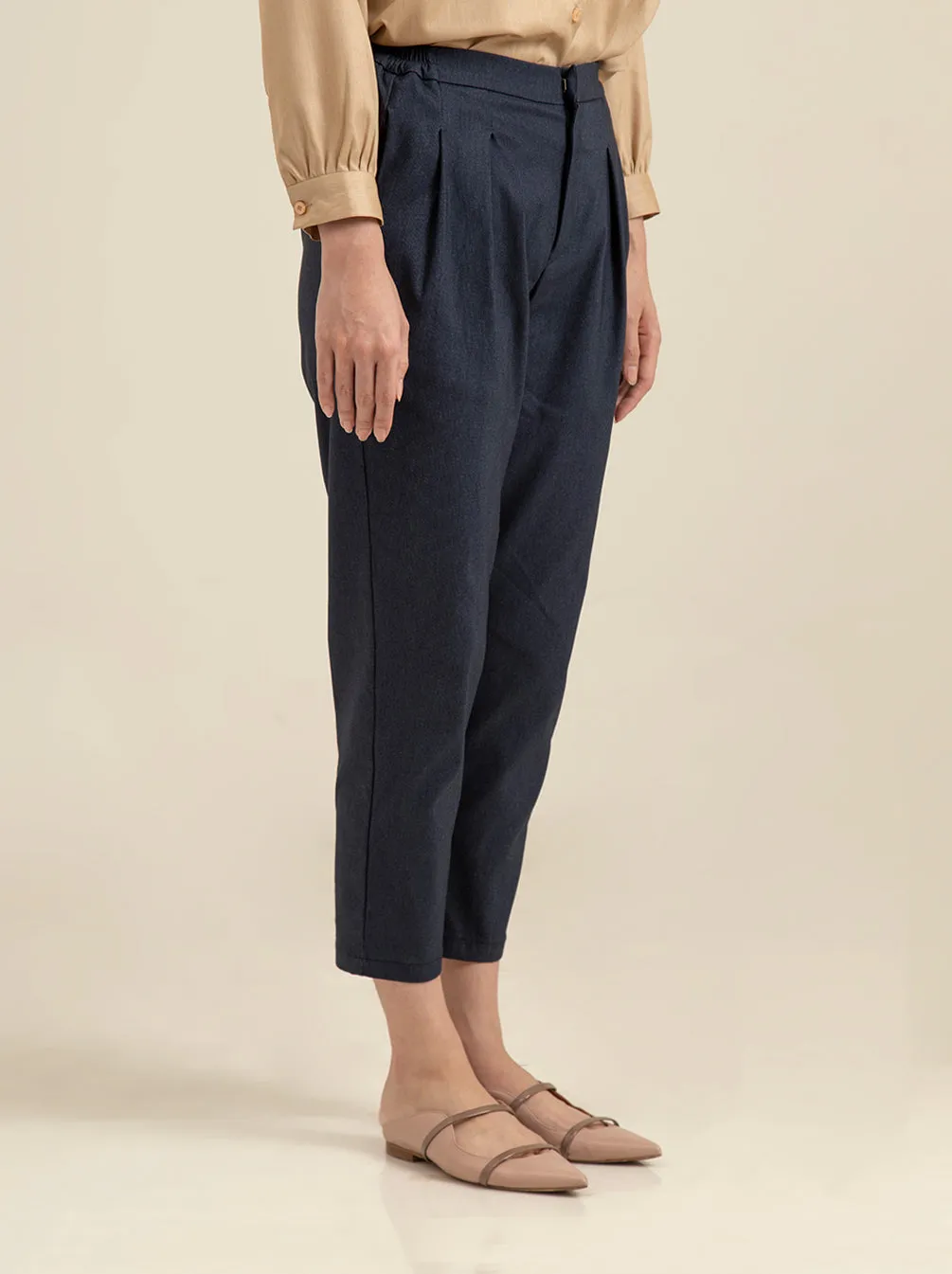 DANYA PANTS PLAIN MIDNIGHT