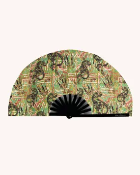 Dino Dominion Hand Fan