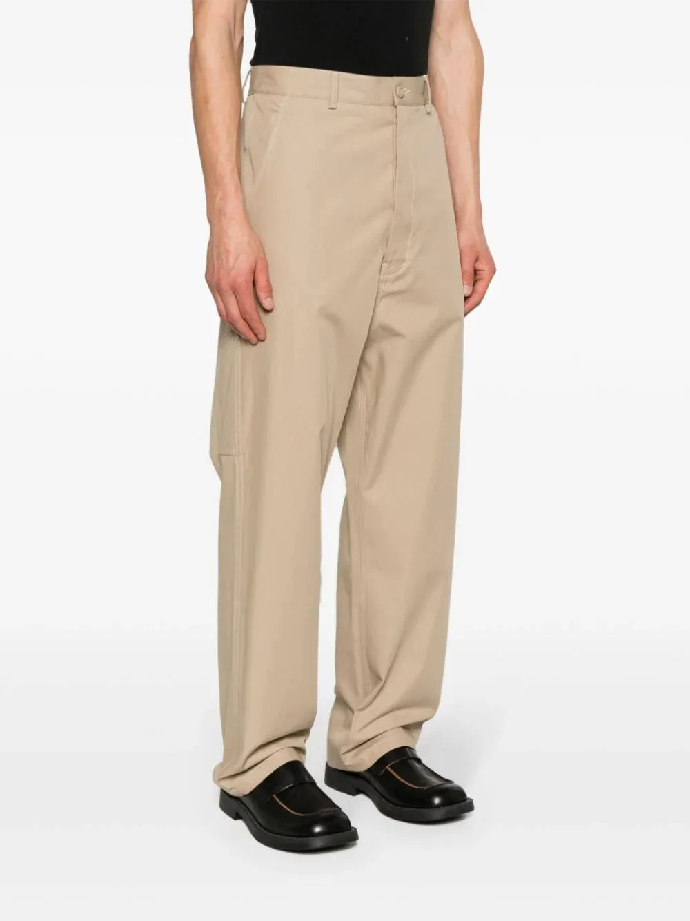 DROP CROTCH CHINO PANTS