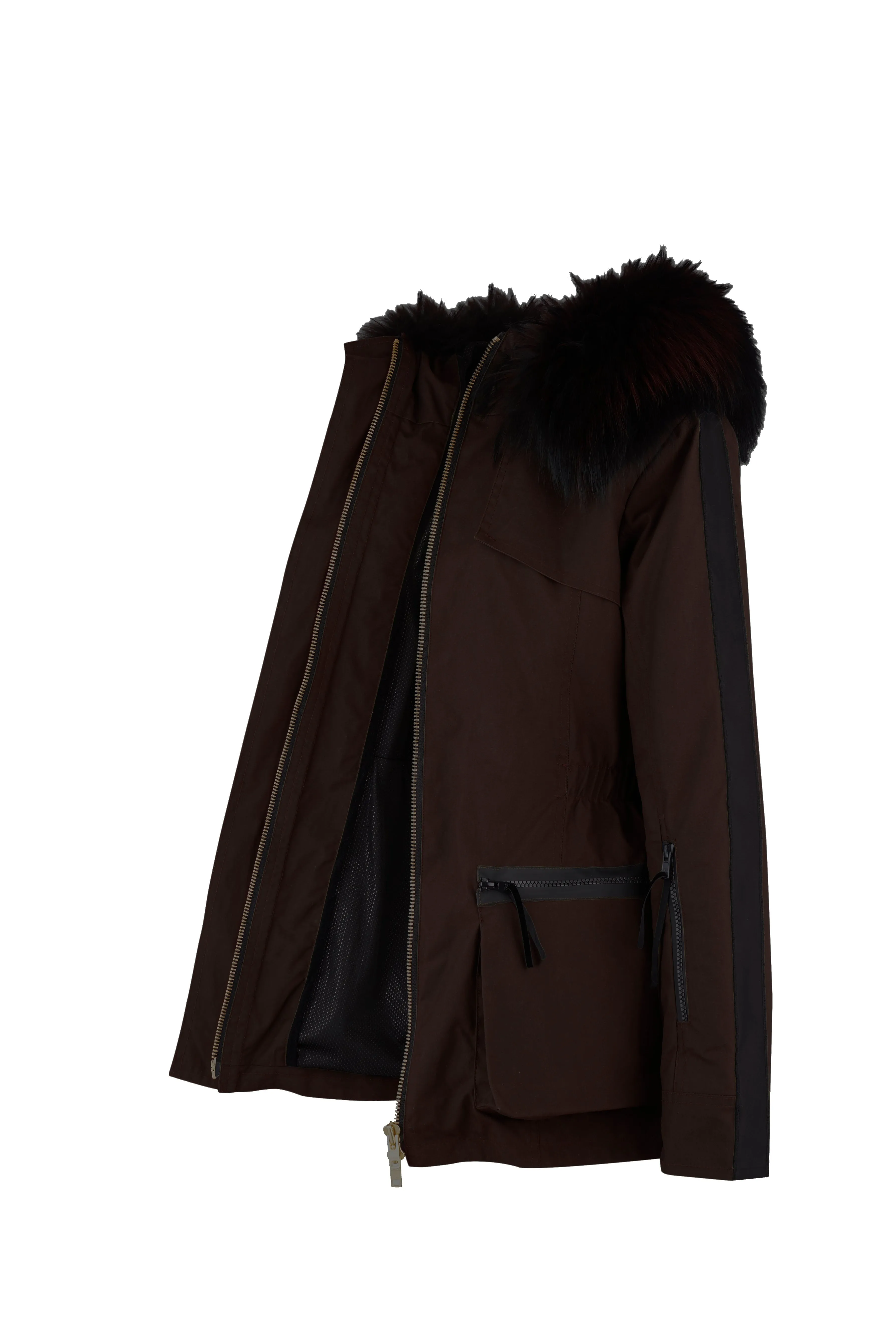 Elements Chocolate Brown Parka - Stylish and Warm Winter Jacket