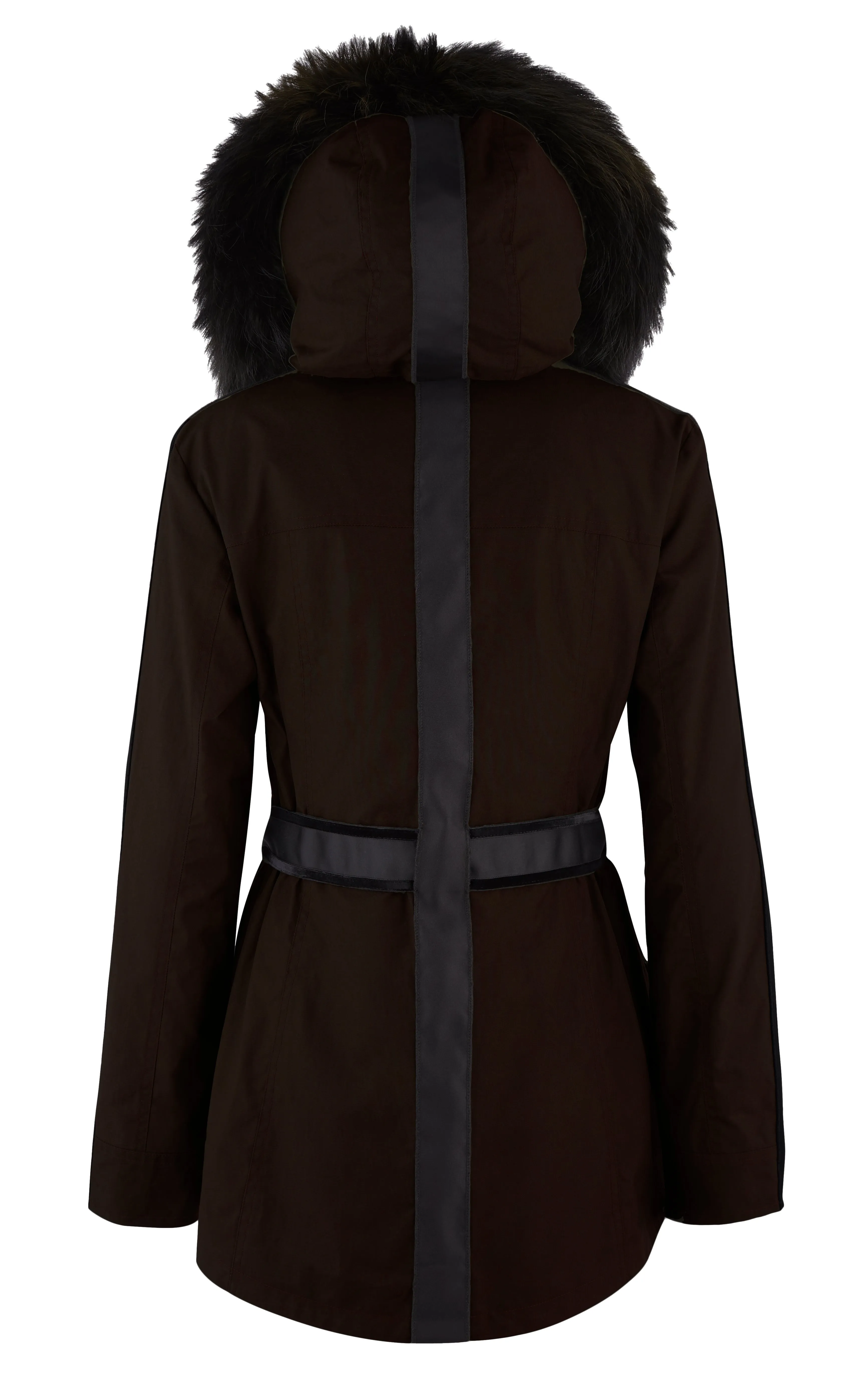 Elements Chocolate Brown Parka - Stylish and Warm Winter Jacket