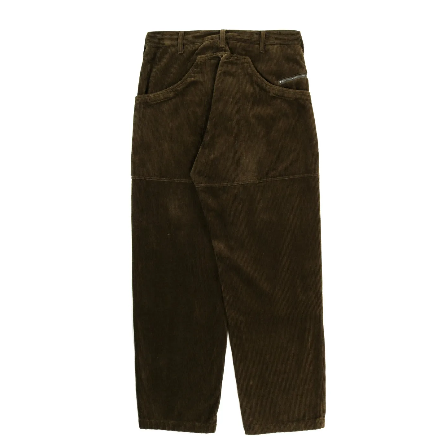 ENGINEERED GARMENTS CLIMBING PANT OLIVE COTTON 8W CORDUROY