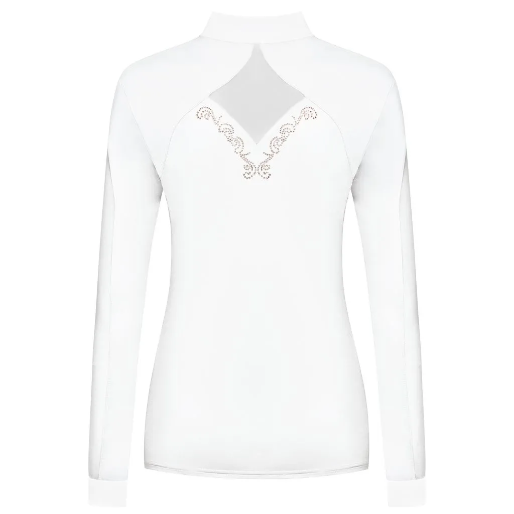 FairPlay Cathrine Long Sleeved Competition Shirt with RoseGold Details