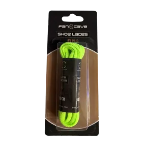 Fan Cave Dunk Shoelaces - Neon Green