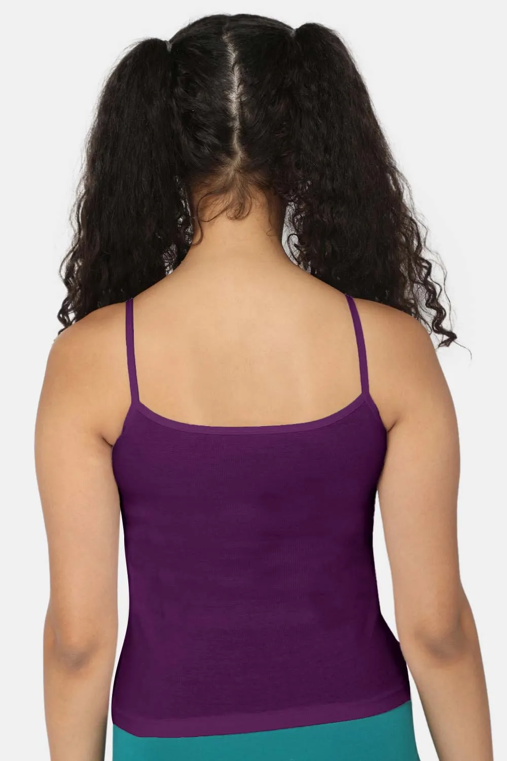 Full Coverage Non-Padded Non-Wired Cotton Intimacy Slip Camisole - IN02