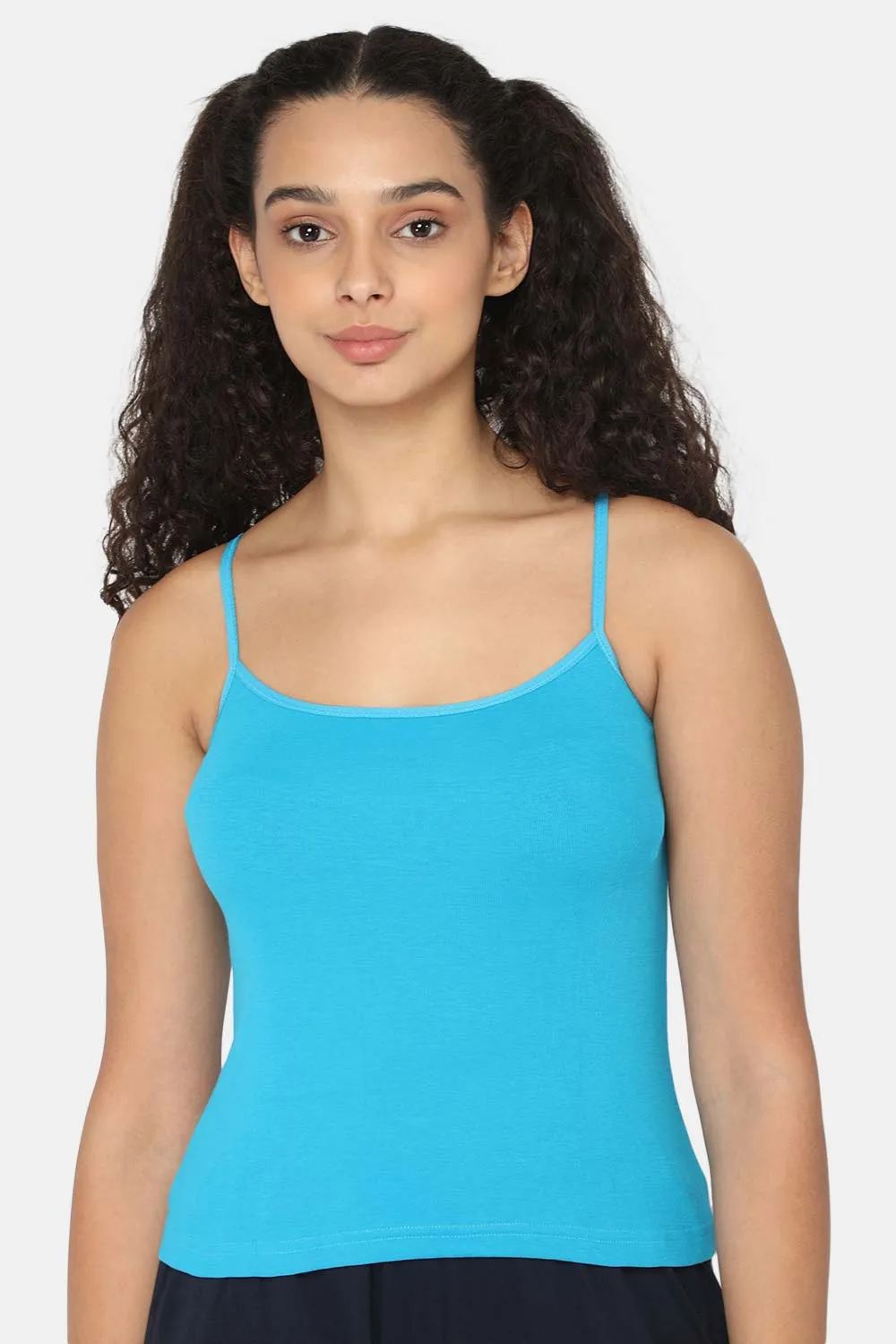 Full Coverage Non-Padded Non-Wired Cotton Intimacy Slip Camisole - IN02