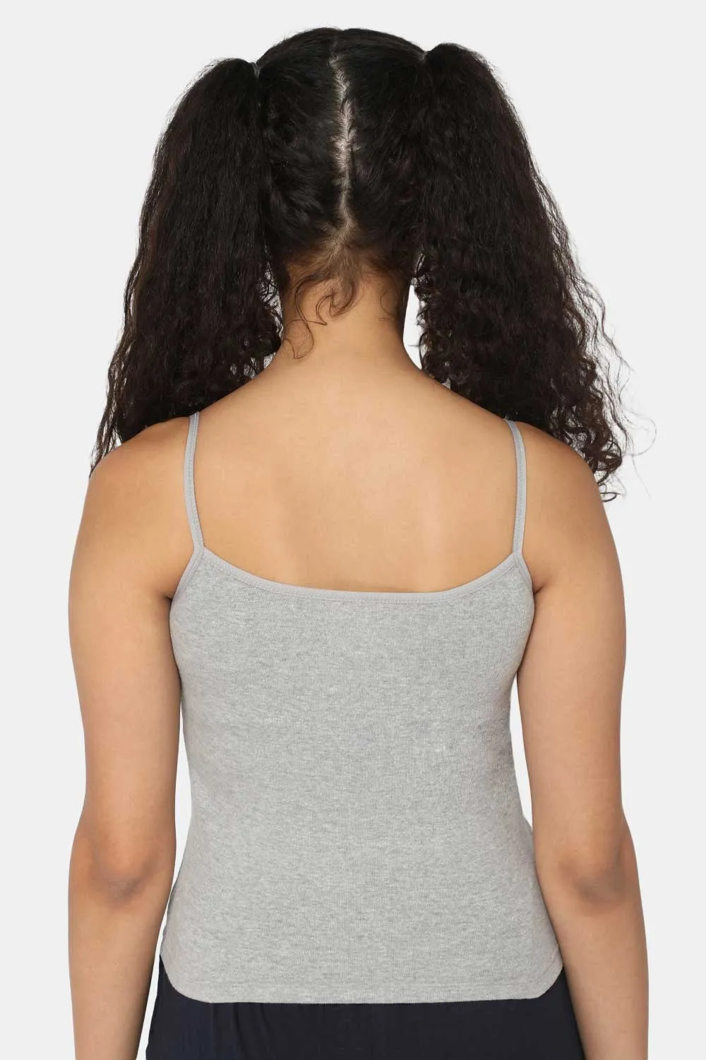 Full Coverage Non-Padded Non-Wired Cotton Intimacy Slip Camisole - IN02