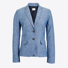 J CREW-CHAMBRAY BLAZER