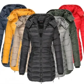 Jaqueta Parka Feminina Puffer Justa ao Corpo - Ziômen