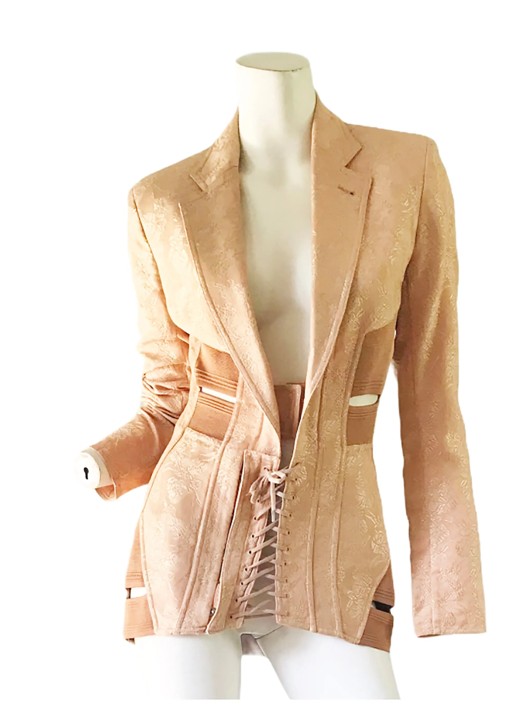 JEAN PAUL GAULTIER corset blazer