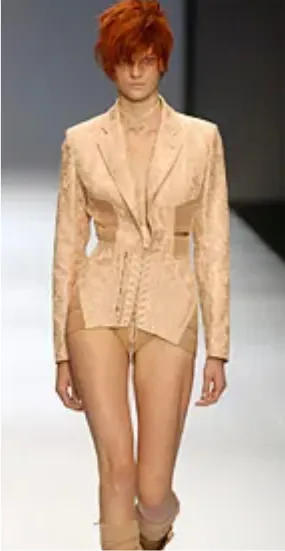 JEAN PAUL GAULTIER corset blazer