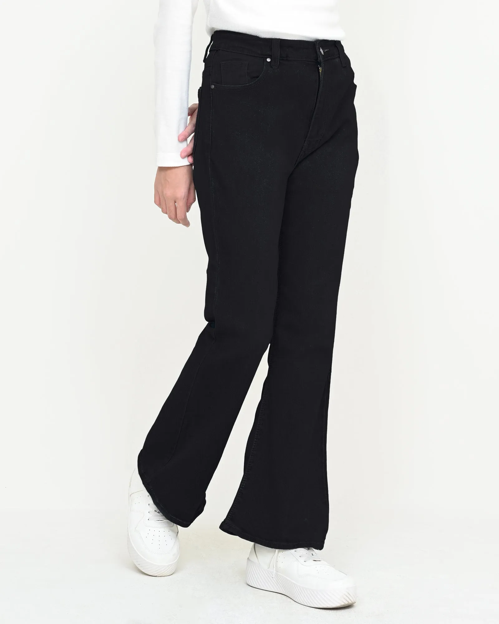 JOAN CUT BRY DENIM PANTS