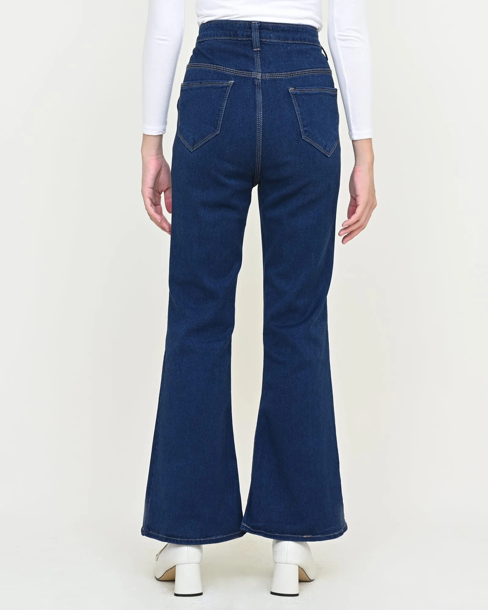 JOAN CUT BRY DENIM PANTS