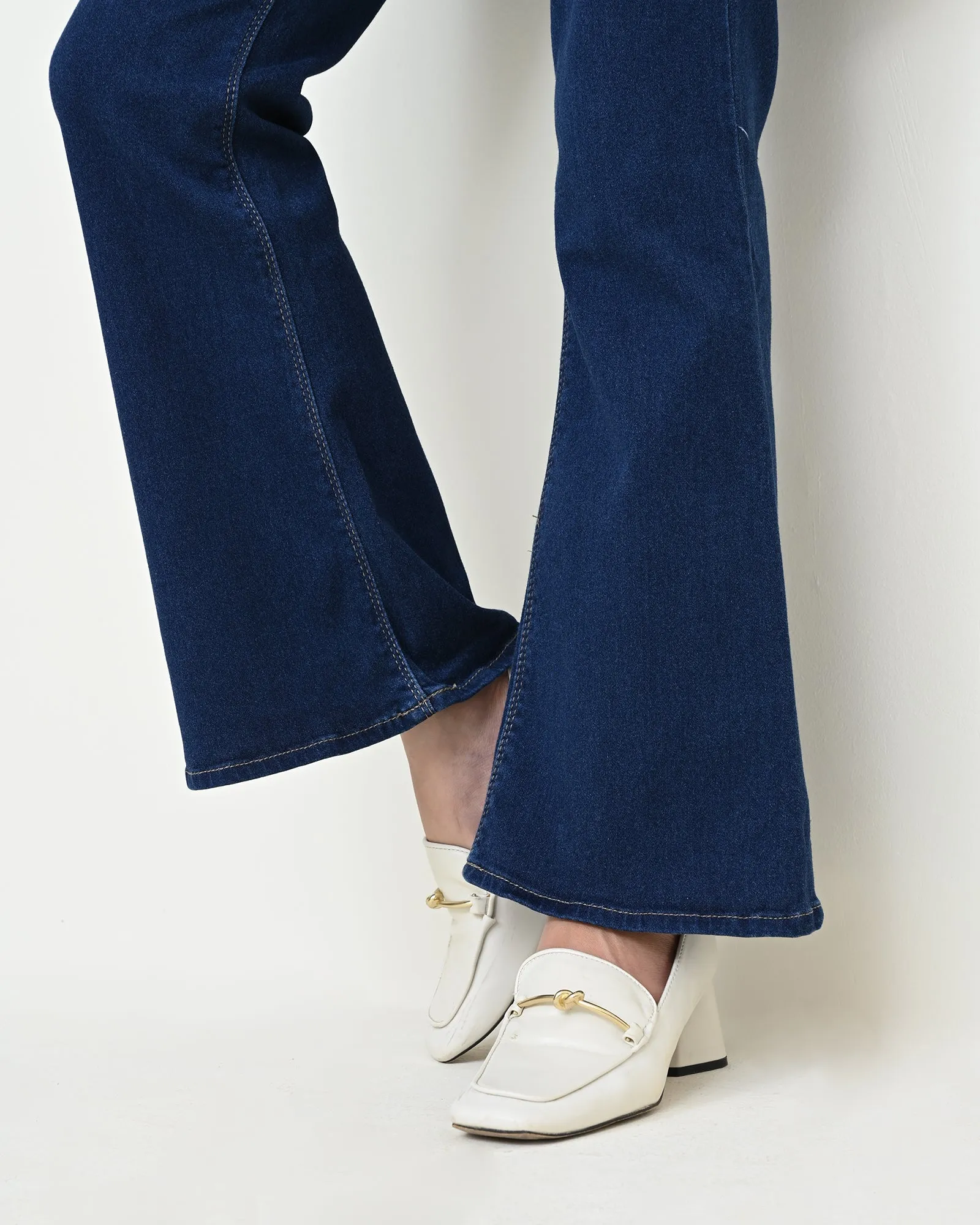 JOAN CUT BRY DENIM PANTS