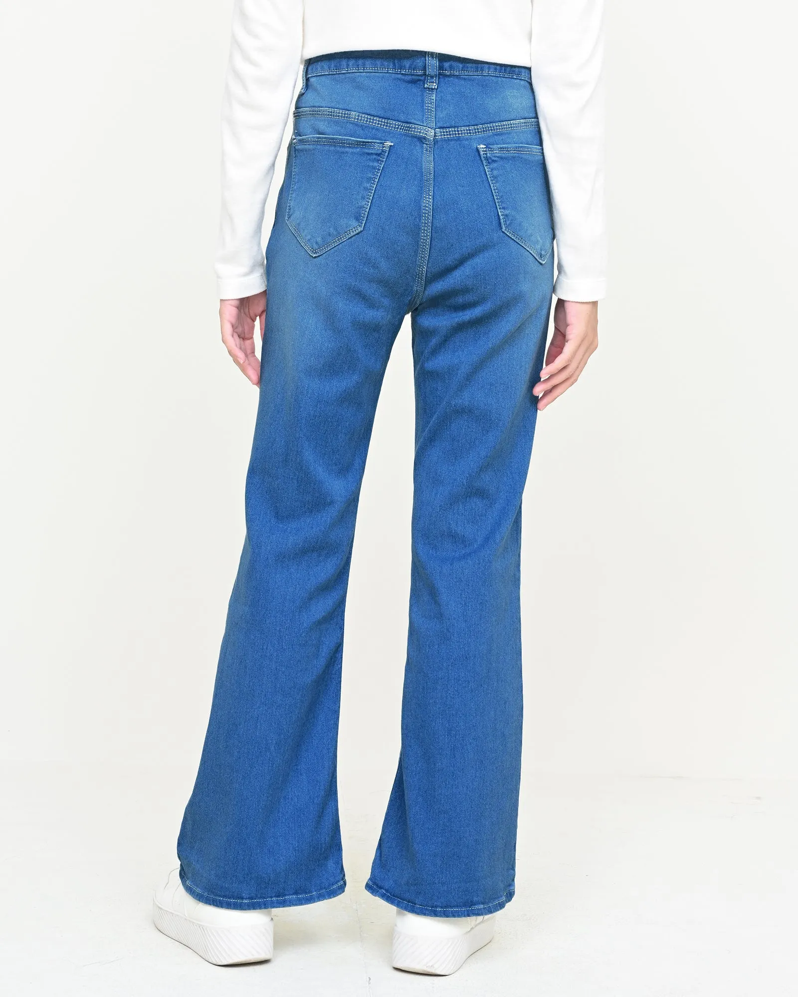 JOAN CUT BRY DENIM PANTS