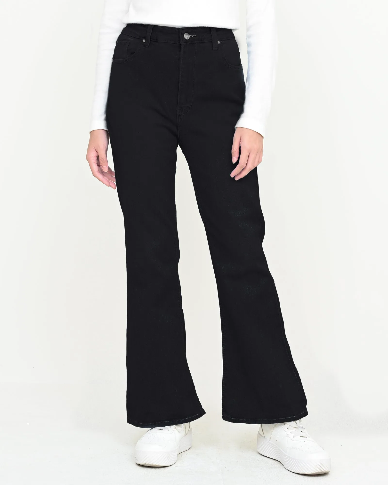 JOAN CUT BRY DENIM PANTS