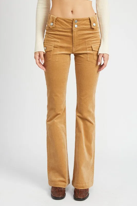 Judy Blume Low Rise Corduroy Pants