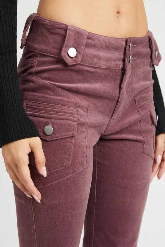 Judy Blume Low Rise Corduroy Pants