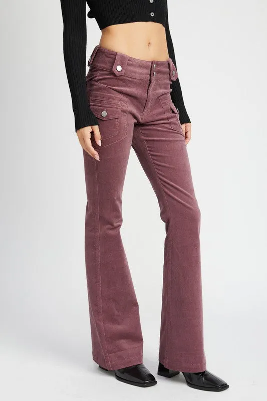 Judy Blume Low Rise Corduroy Pants