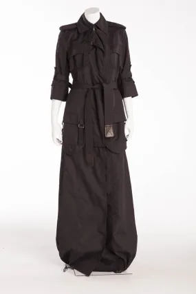 Kaufman Franco - Black Long Trench Coat - IT 44