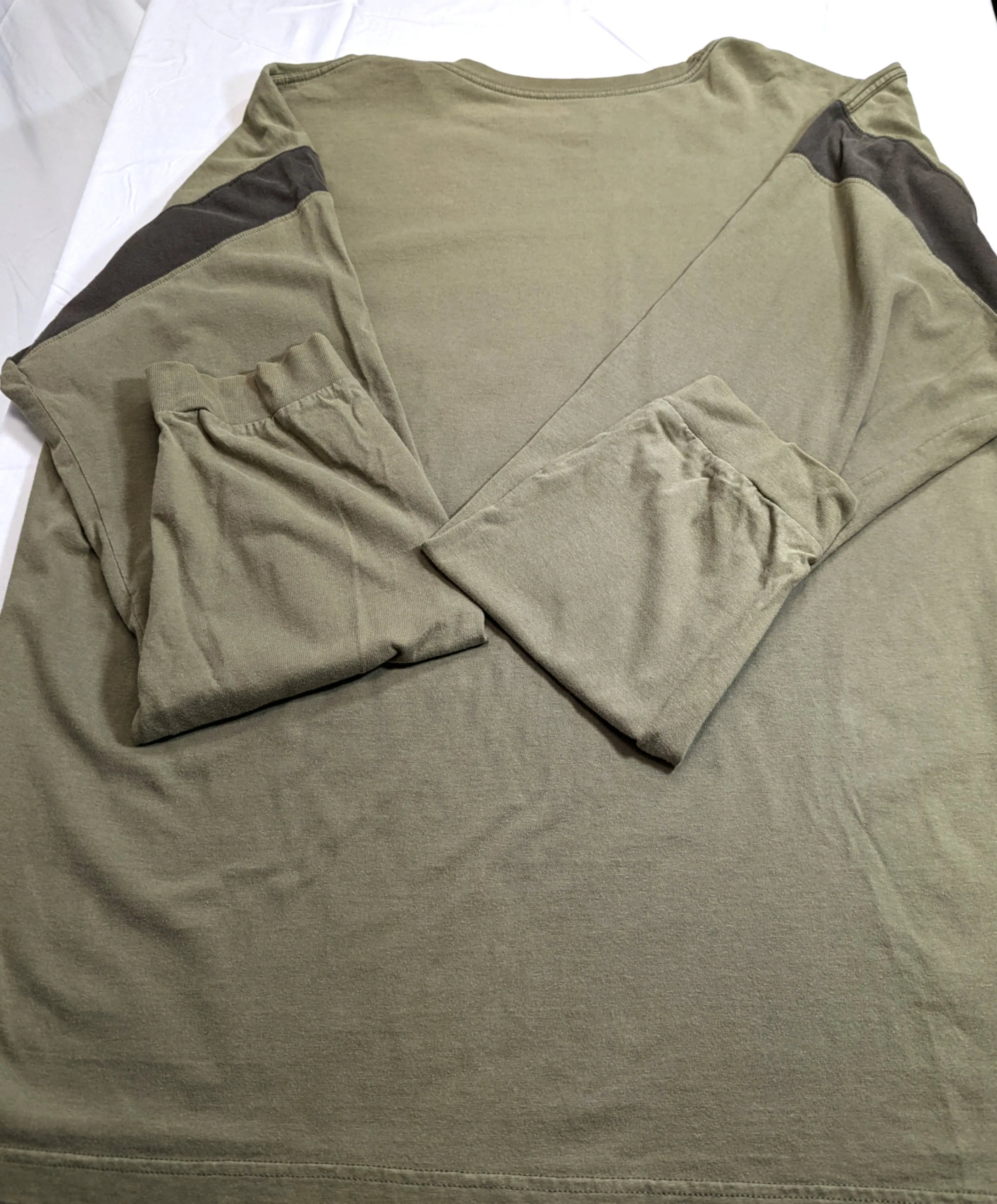 Khaki Green Adidas Long Sleeved Shirt