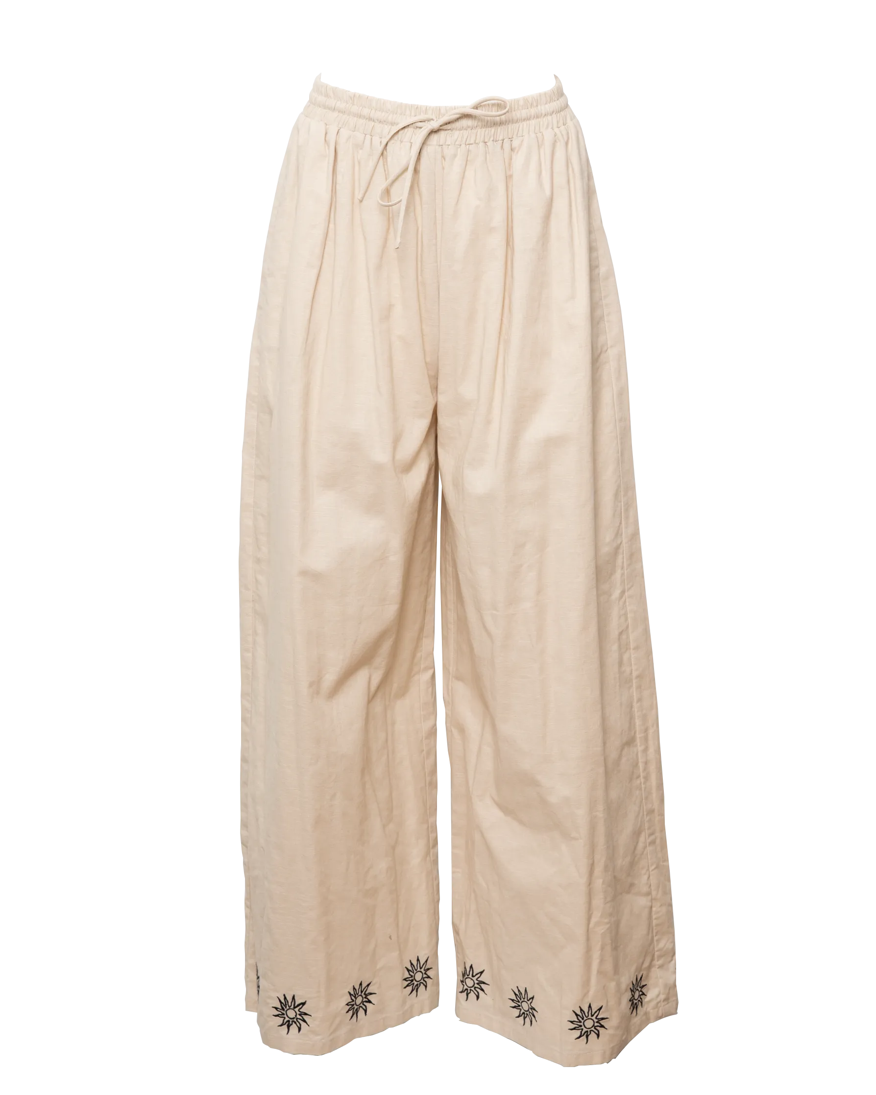 Lacey Pants | Beige Elidi