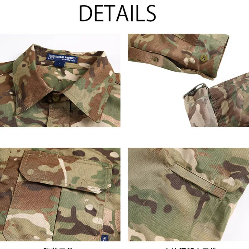 Long-sleeved Combat Training Uniform Men's Tactical Shirt