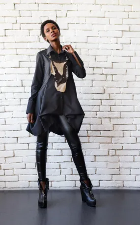 Long Sleeved Drape Shirt