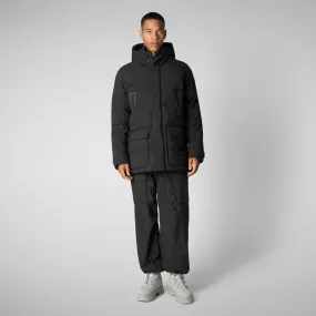 Man's hooded parka Quinlan in black