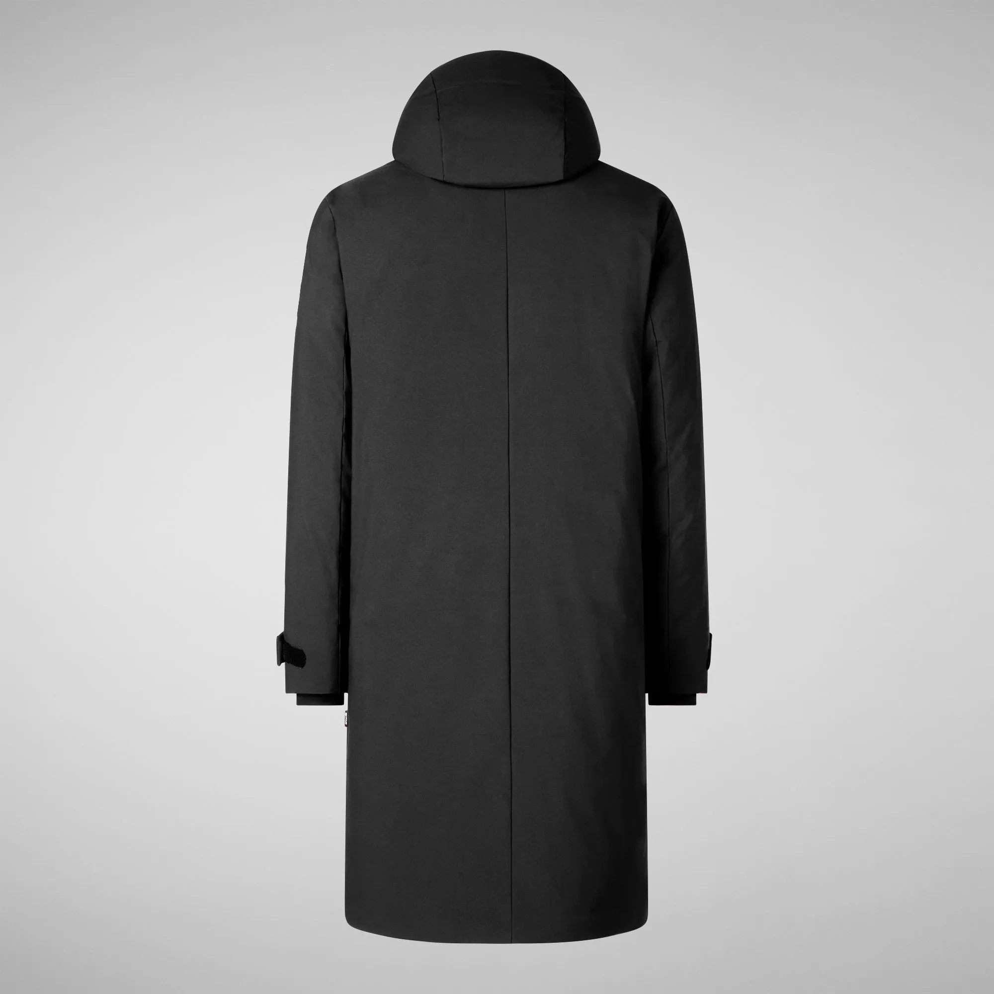 Mens Black Hooded Parka Roderick - Stylish and Warm Winter Jacket